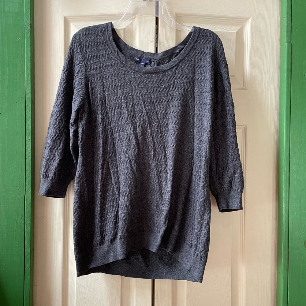 GAP Charcoal Knit Sweater